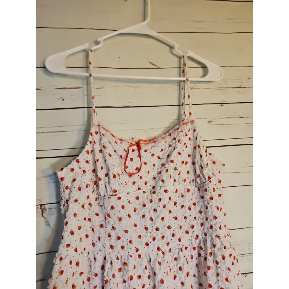 Aeropostale Women Y2k Strawberry Summer Dress, XL‎